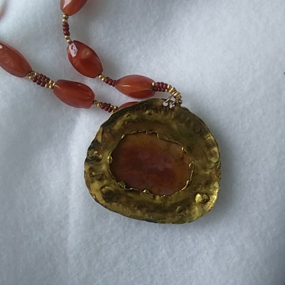 Red Carnelian/Red Agate pendant - Picture 7 of 7